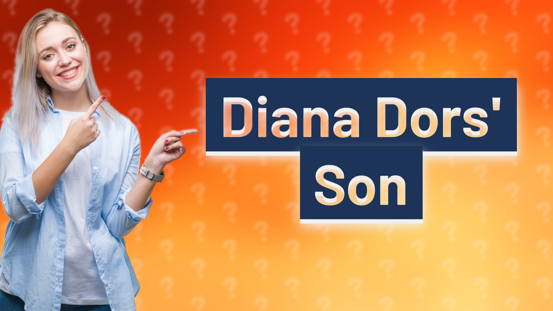 Diana Dors' Son