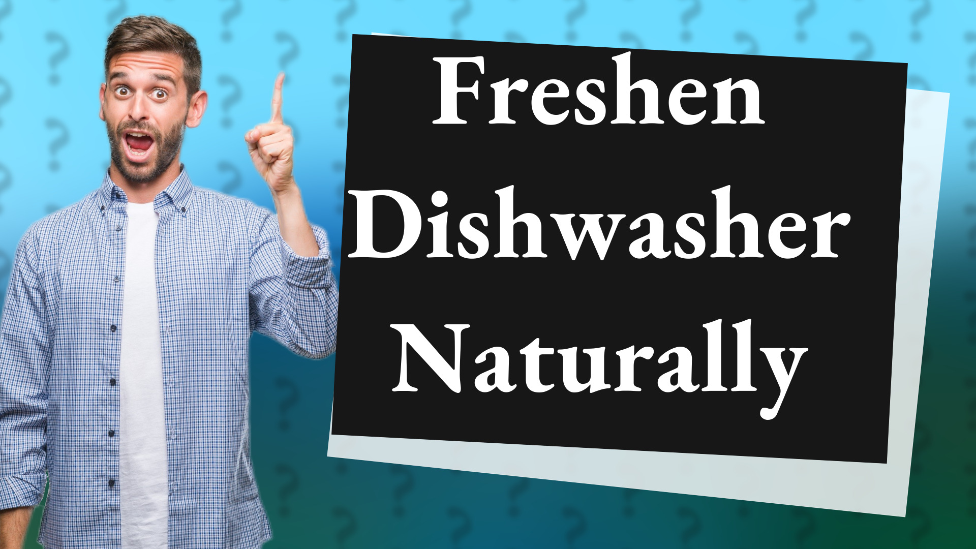 Freshen Dishwasher Naturally