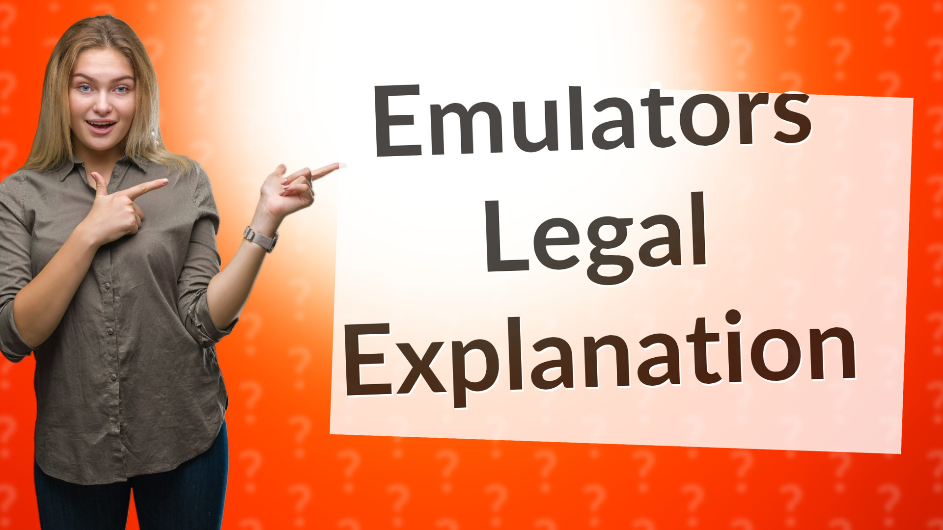 Emulators Legal Explanation