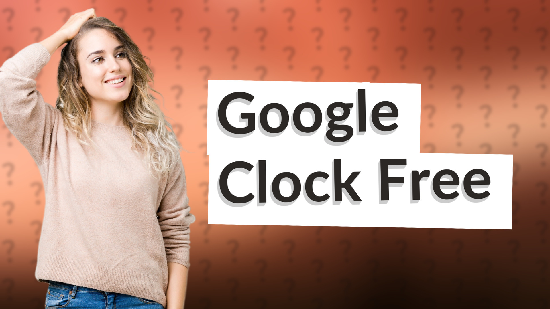 Google Clock Free