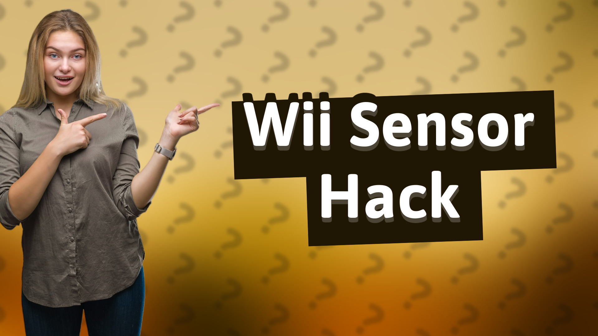 Wii Sensor Hack