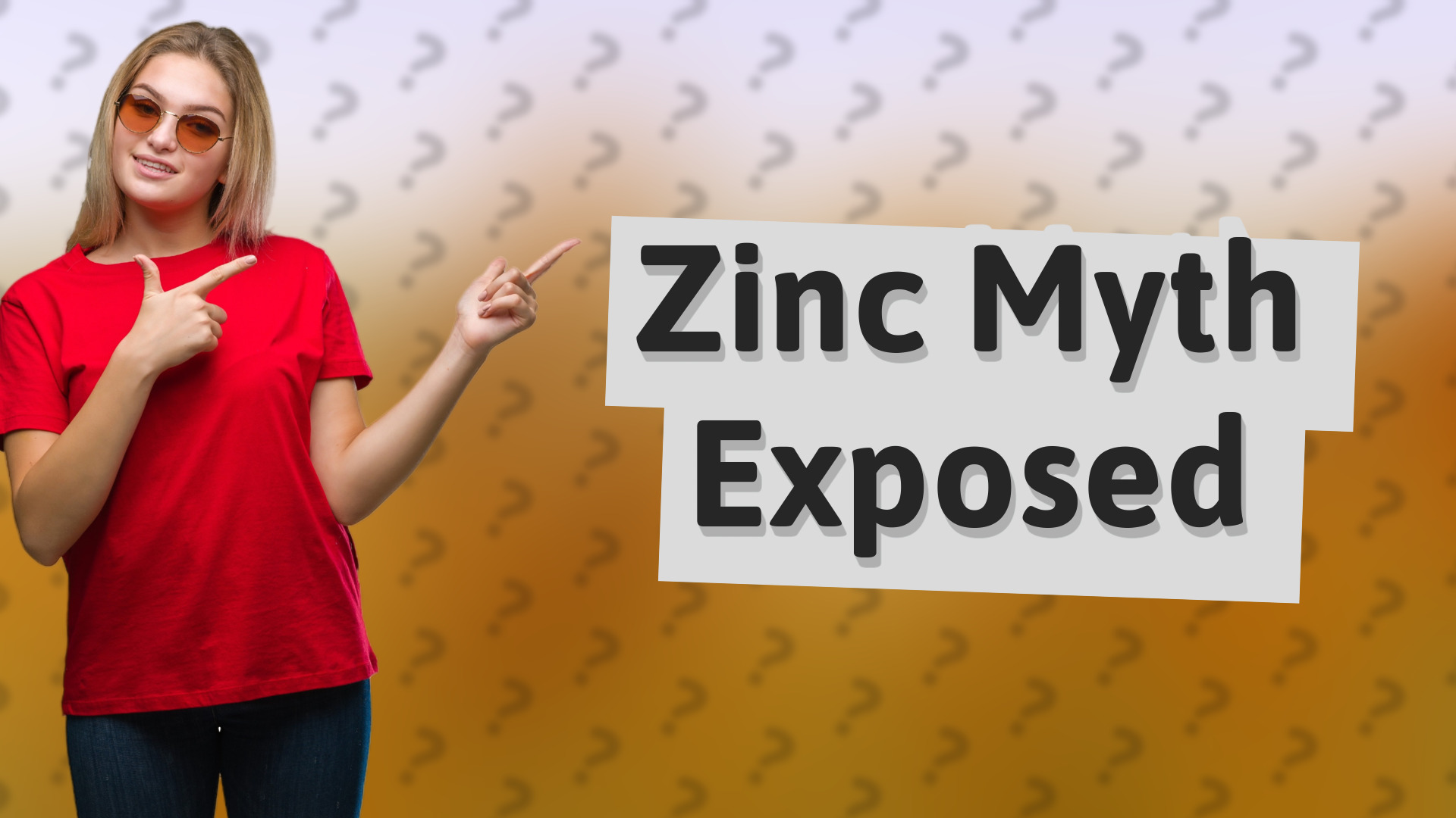 Zinc Myth Exposed
