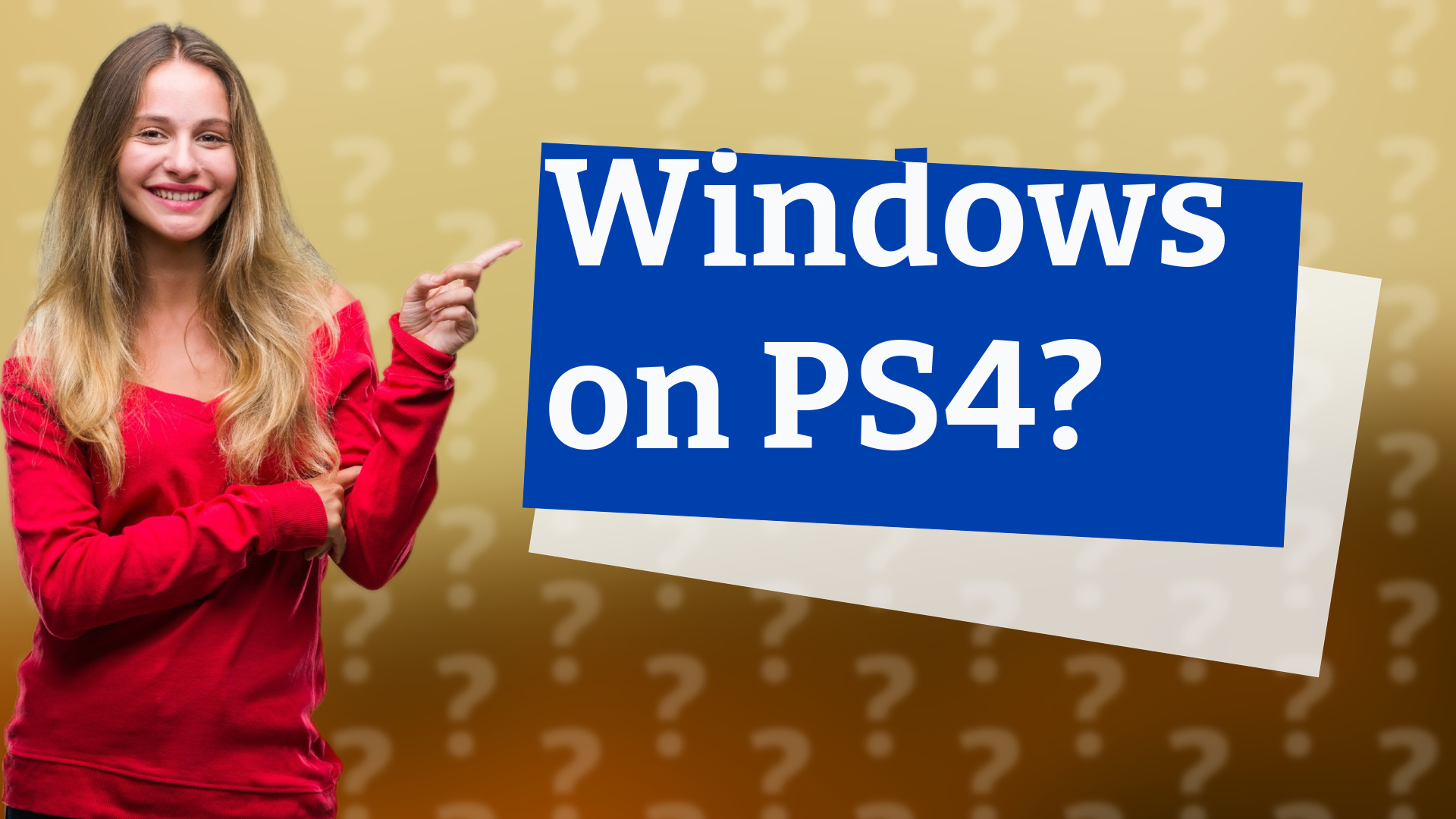 Windows on PS4?