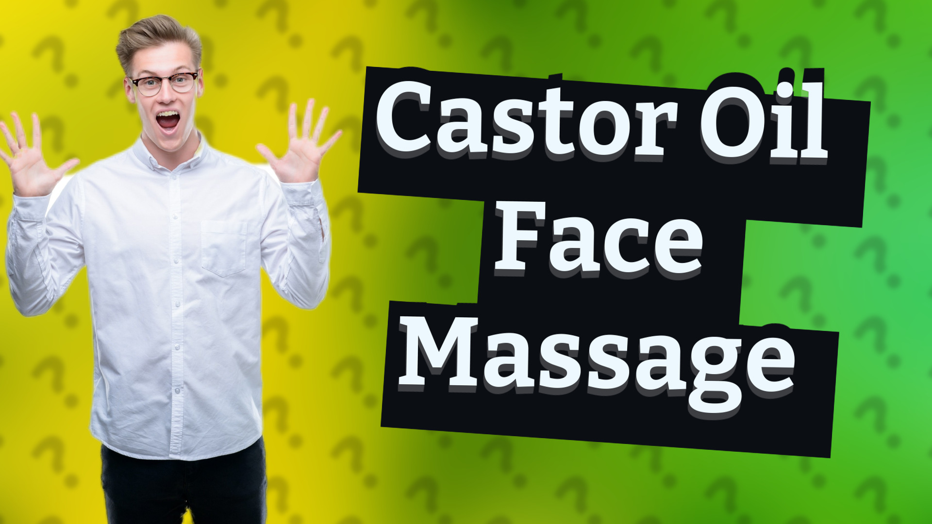 Castor Oil Face Massage