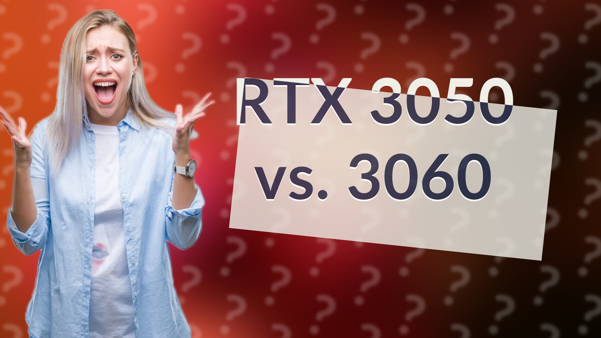 RTX 3050 vs. 3060