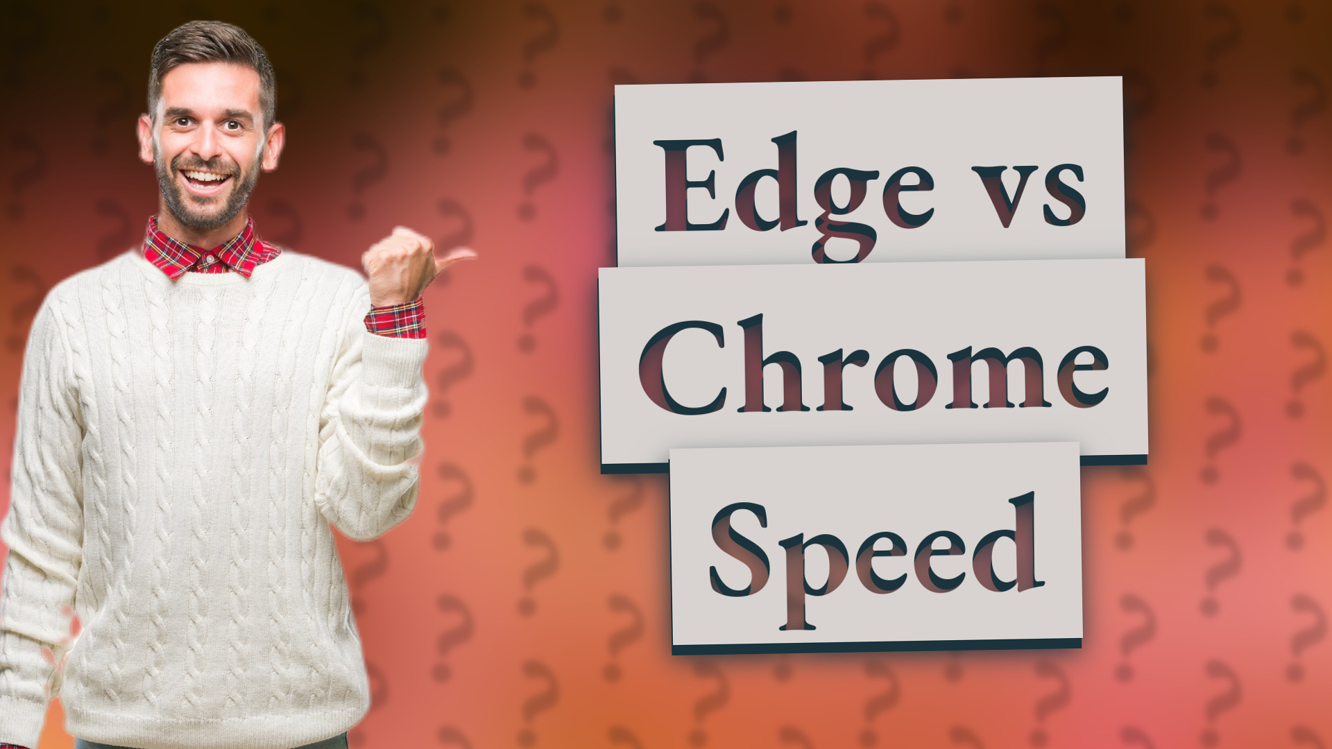 Edge vs Chrome Speed