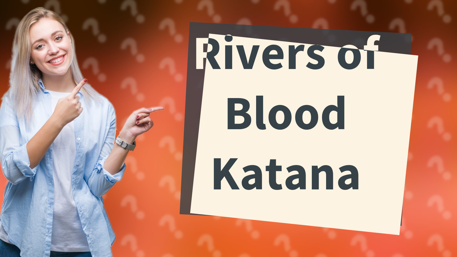 Rivers of Blood Katana