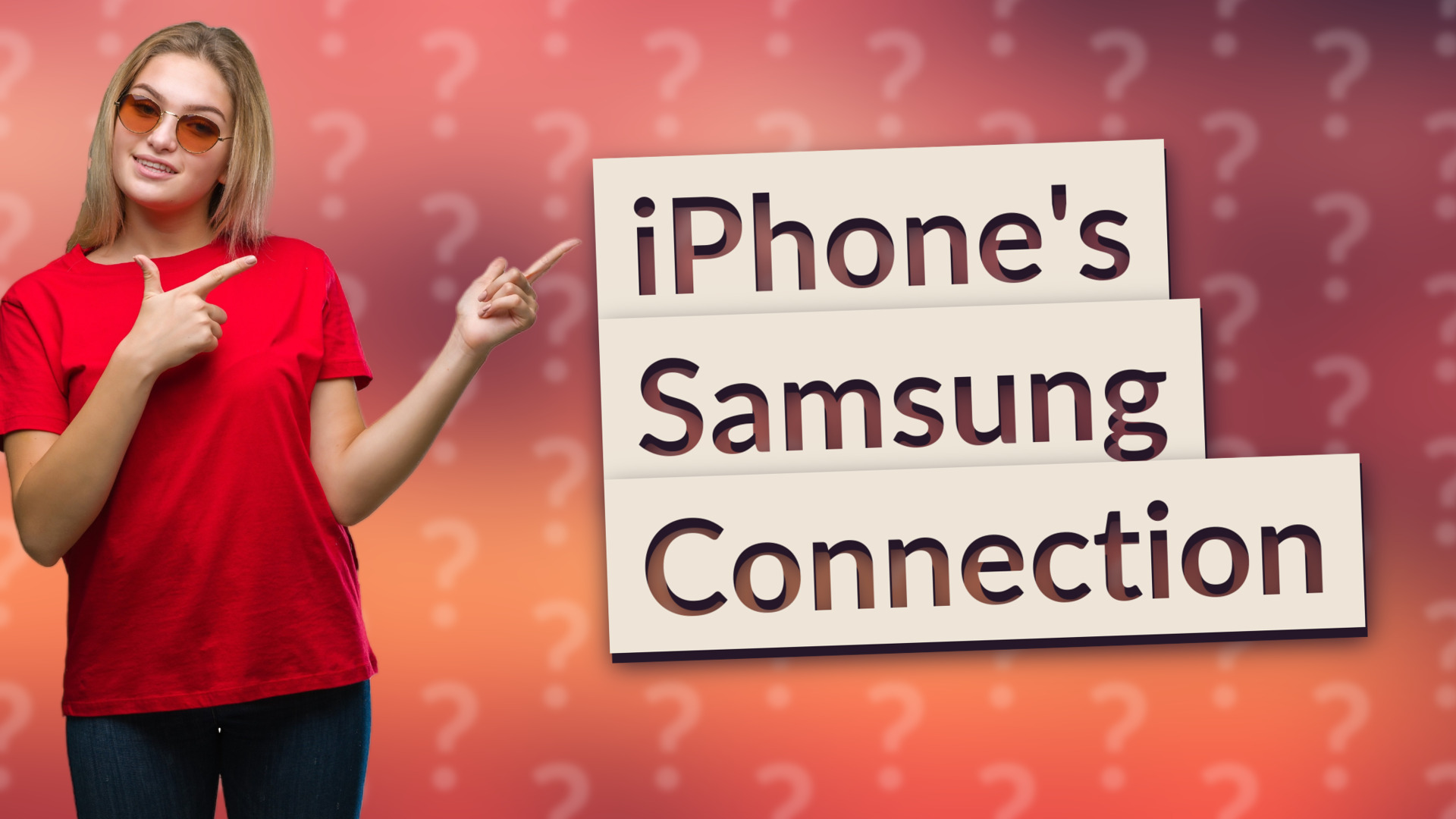 iPhone's Samsung Connection