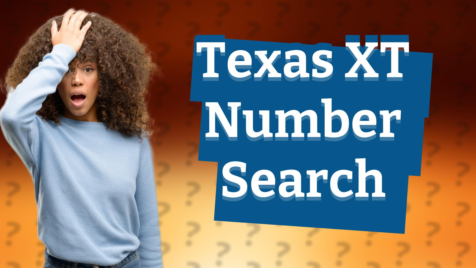 Texas XT Number Search