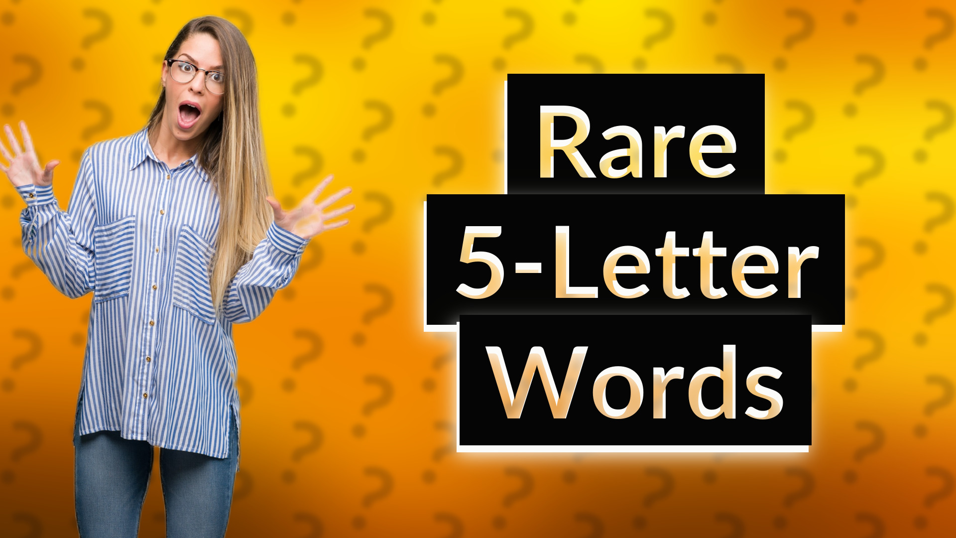Rare 5-Letter Words