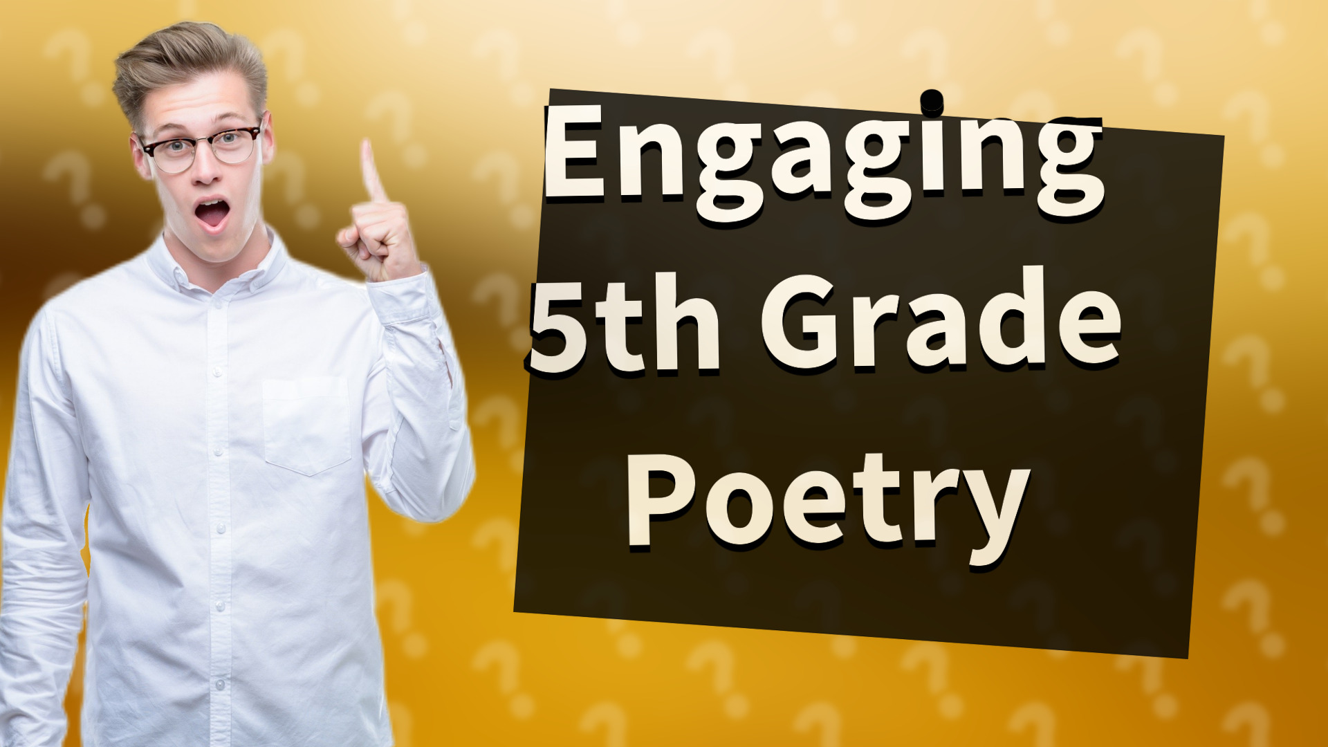 Engaging 5th Grade Poetry