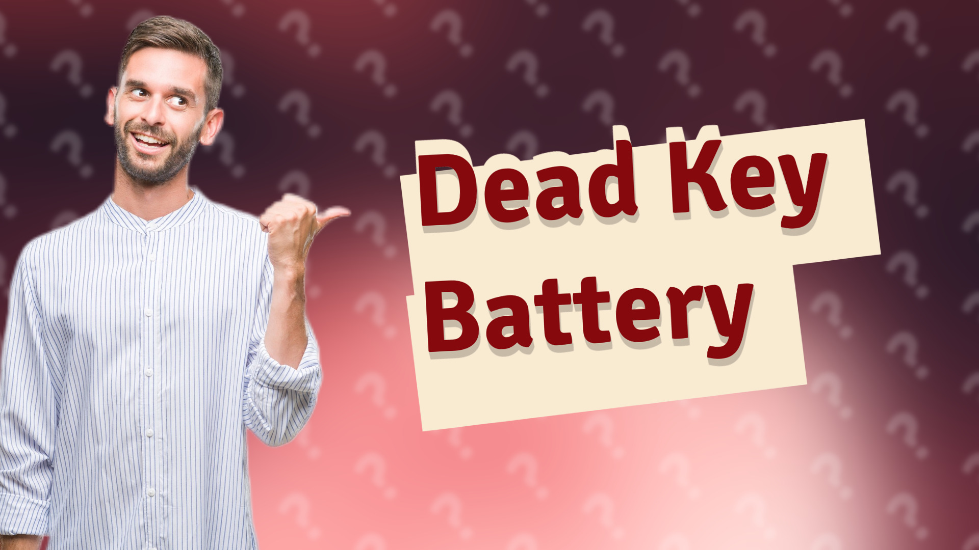 Dead Key Battery