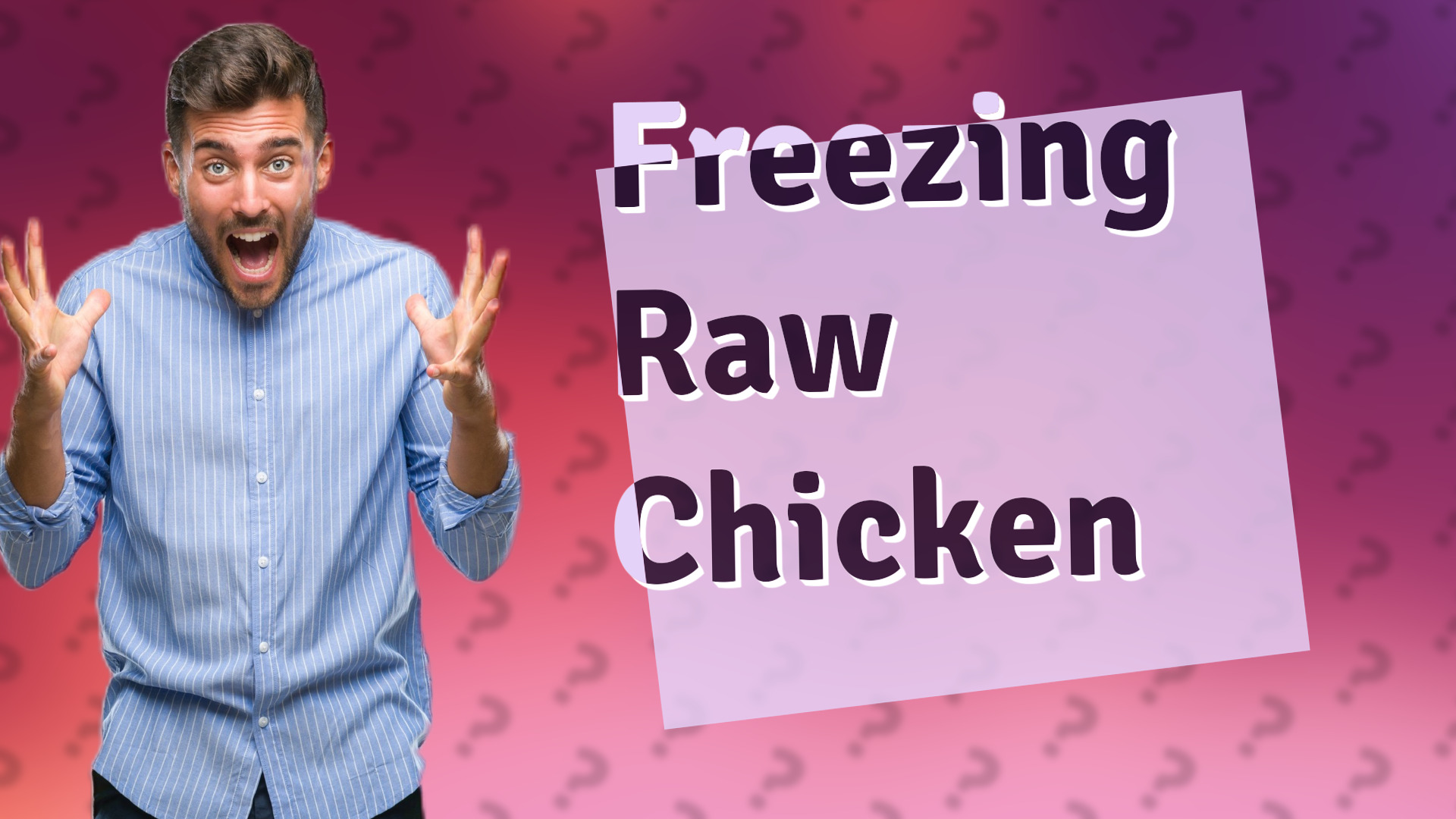 Freezing Raw Chicken