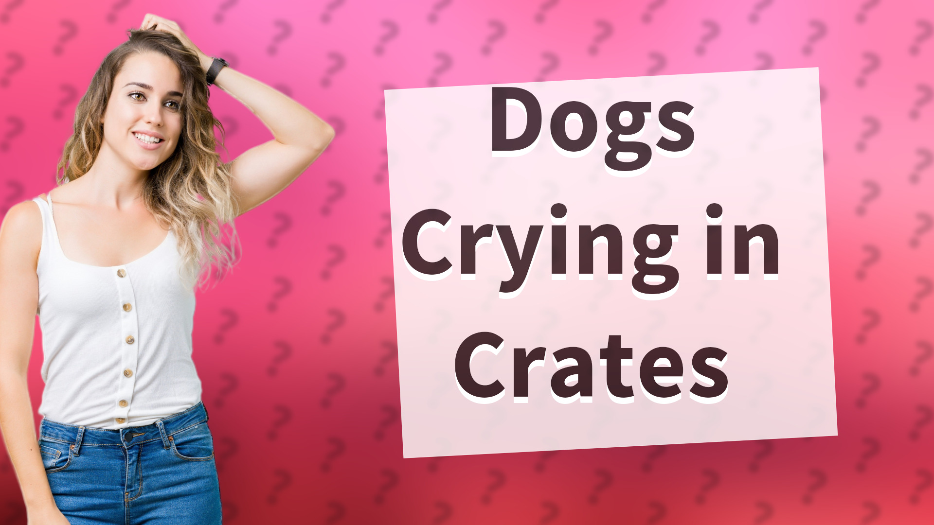 Dogs Crying in Crates