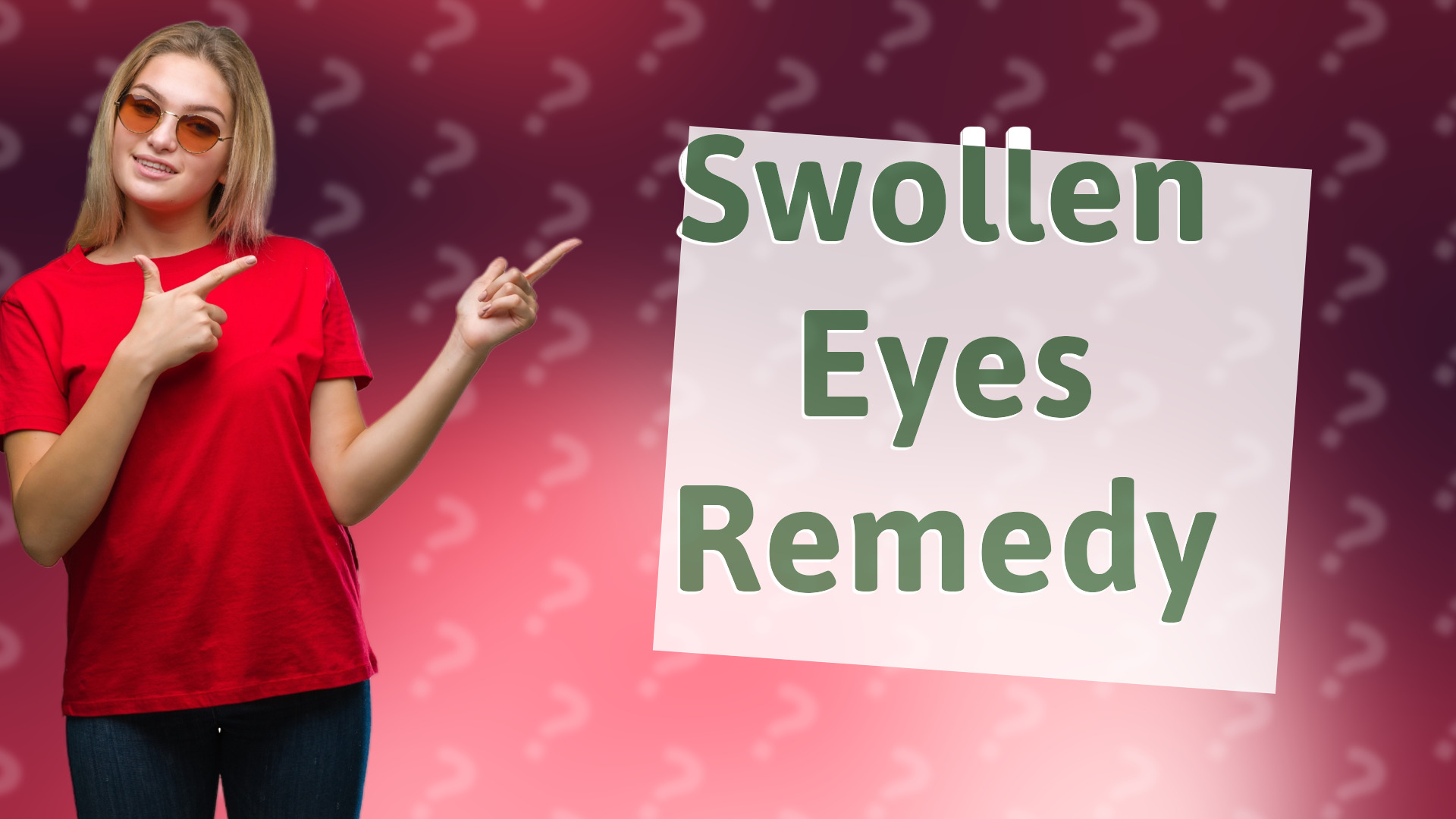 Swollen Eyes Remedy
