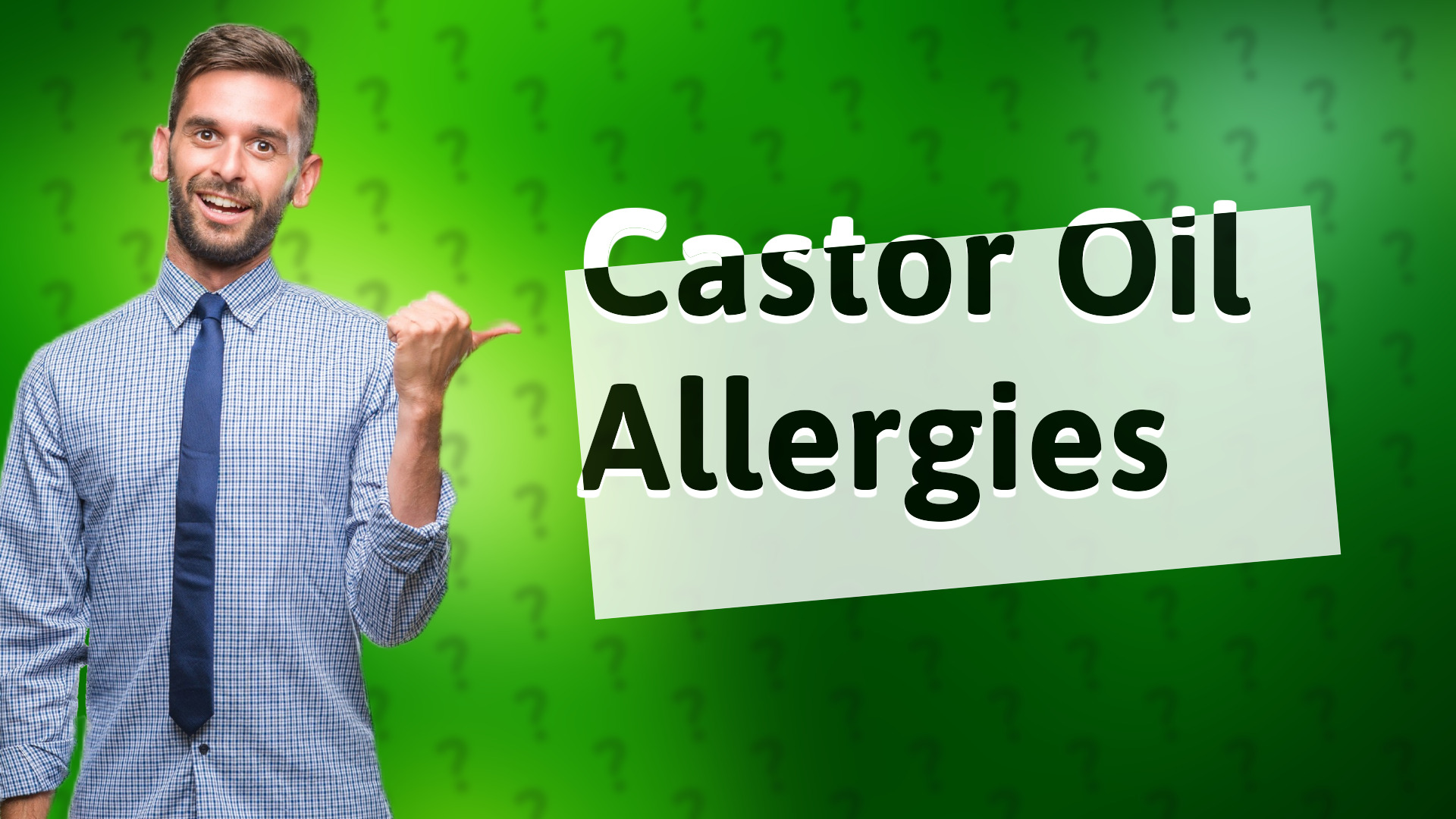 Castor Oil Allergies