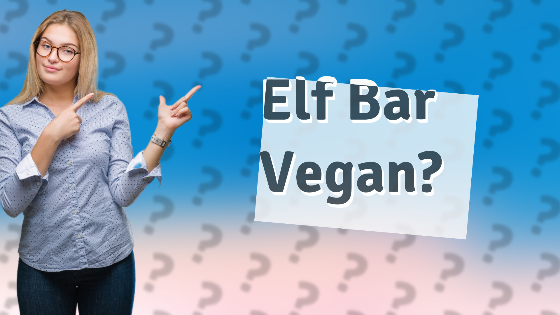Elf Bar Vegan?