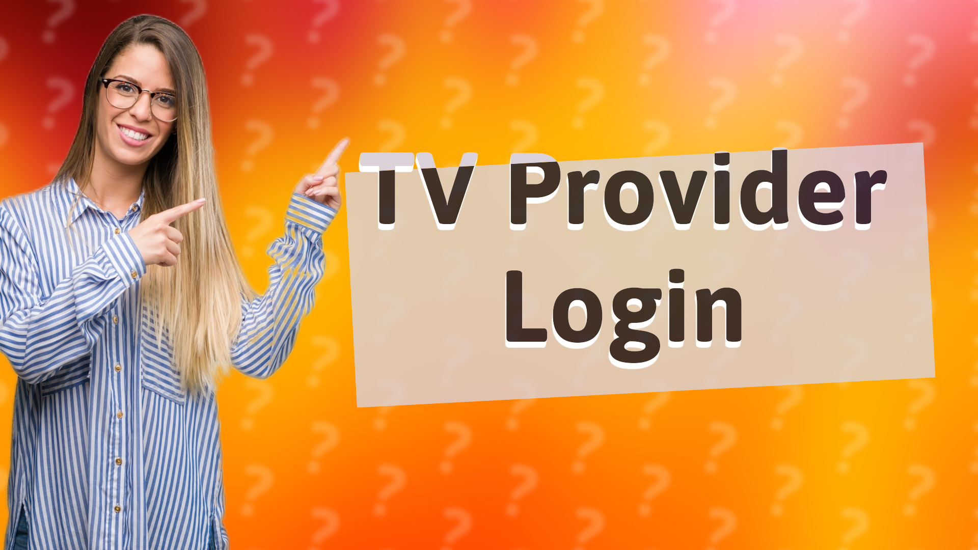 TV Provider Login