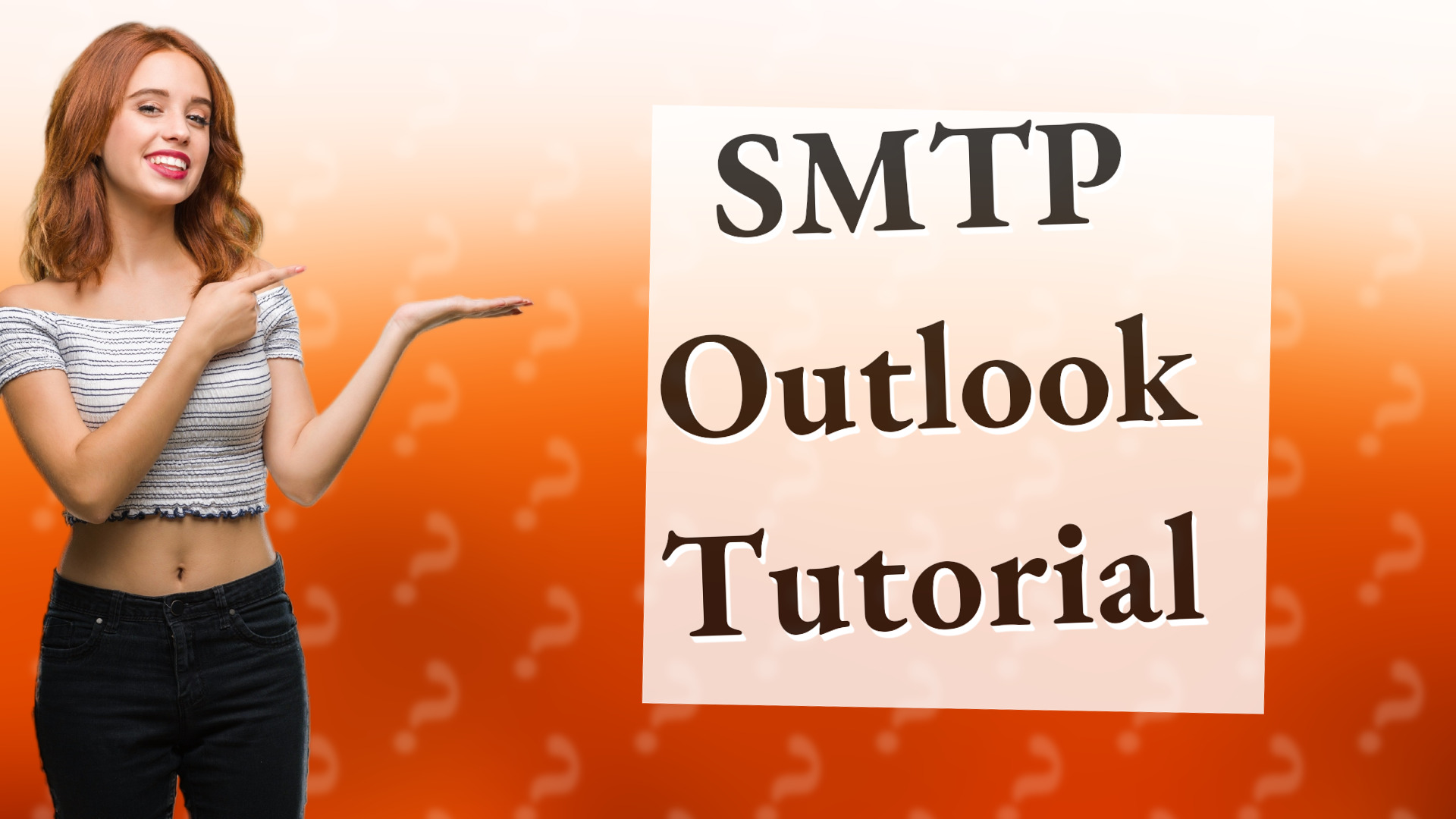 SMTP Outlook Tutorial