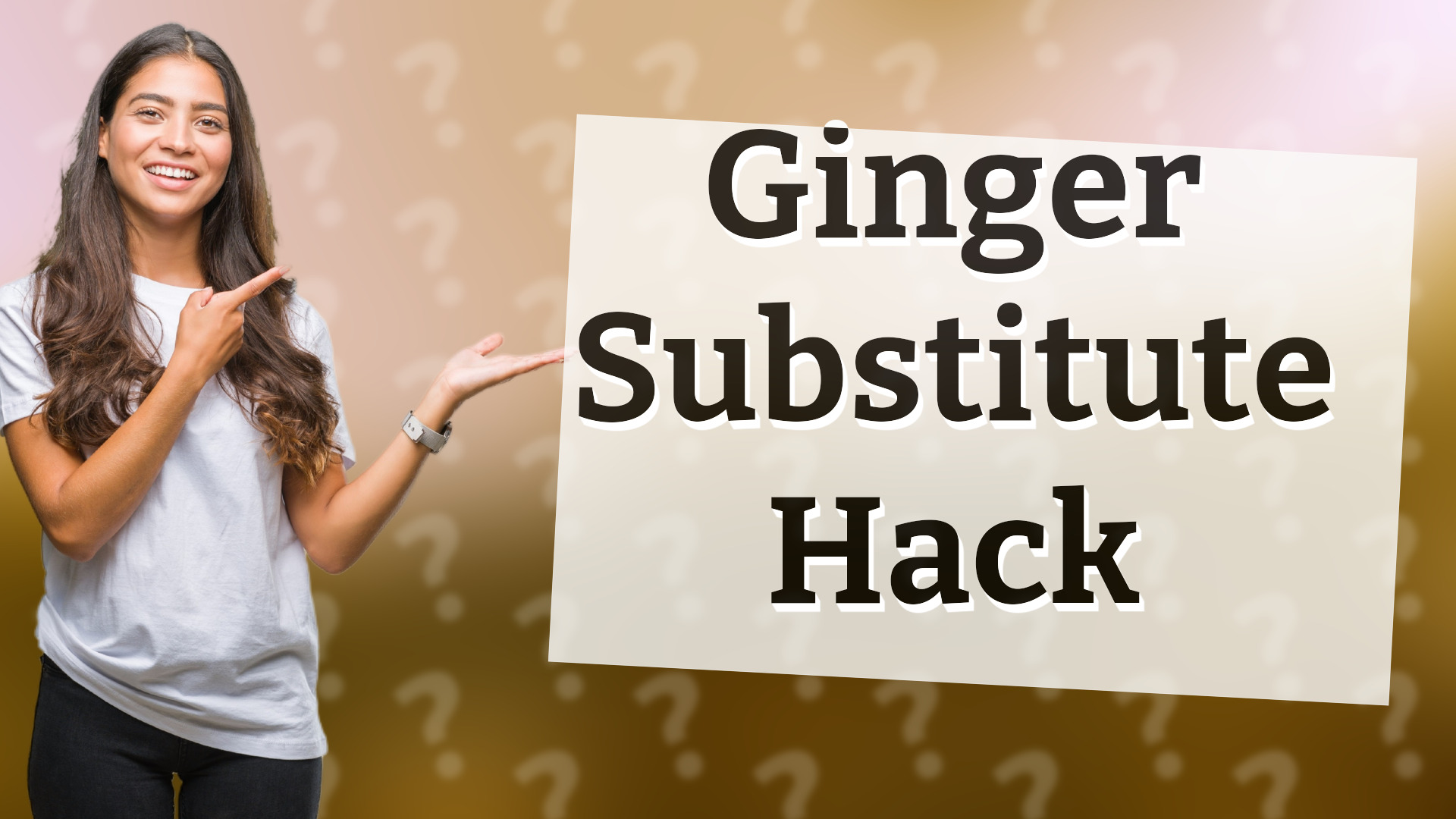 Ginger Substitute Hack