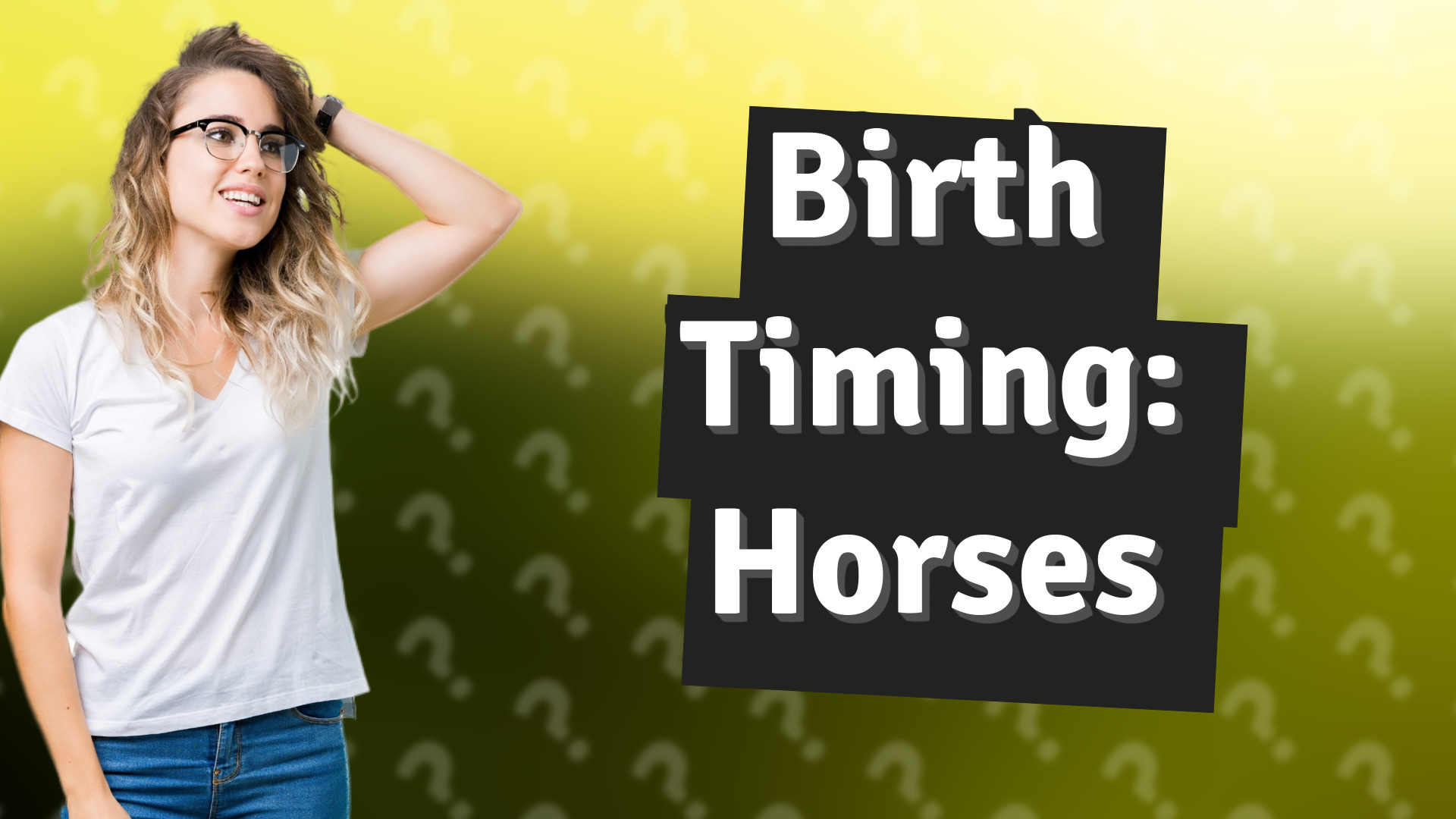 Birth Timing: Horses