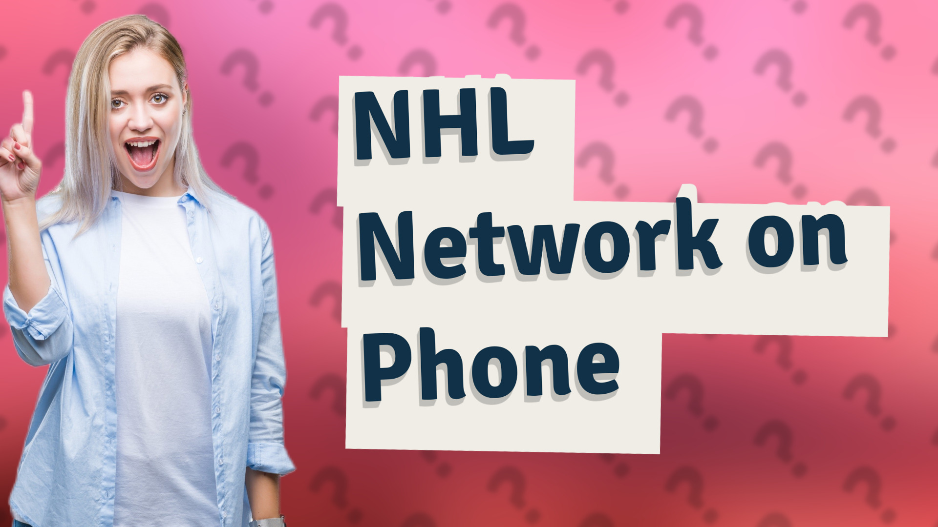 NHL Network on Phone