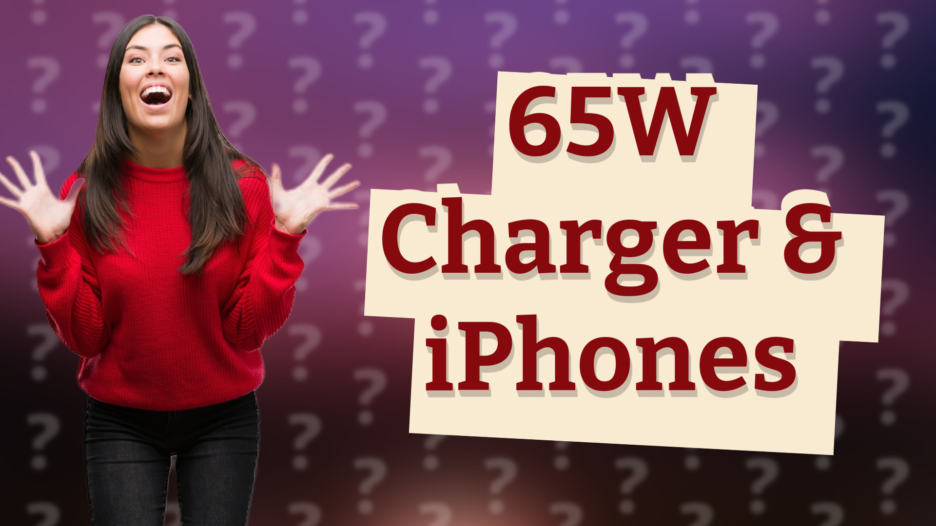 65W Charger & iPhones