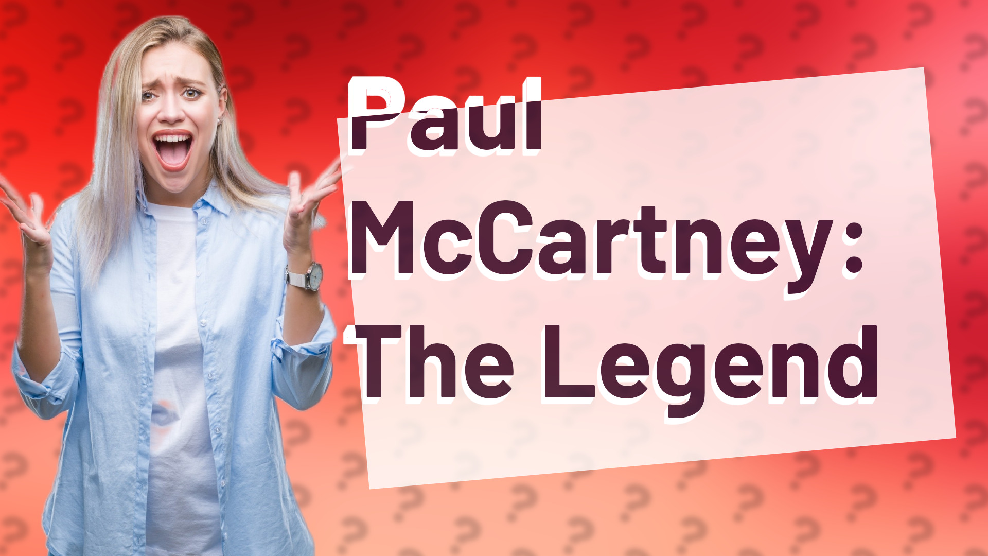 Paul McCartney: The Legend