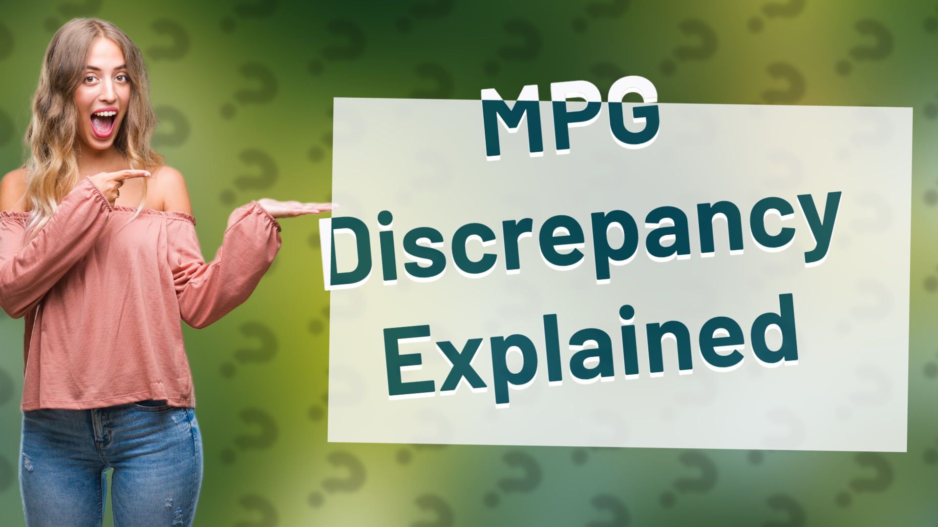 MPG Discrepancy Explained