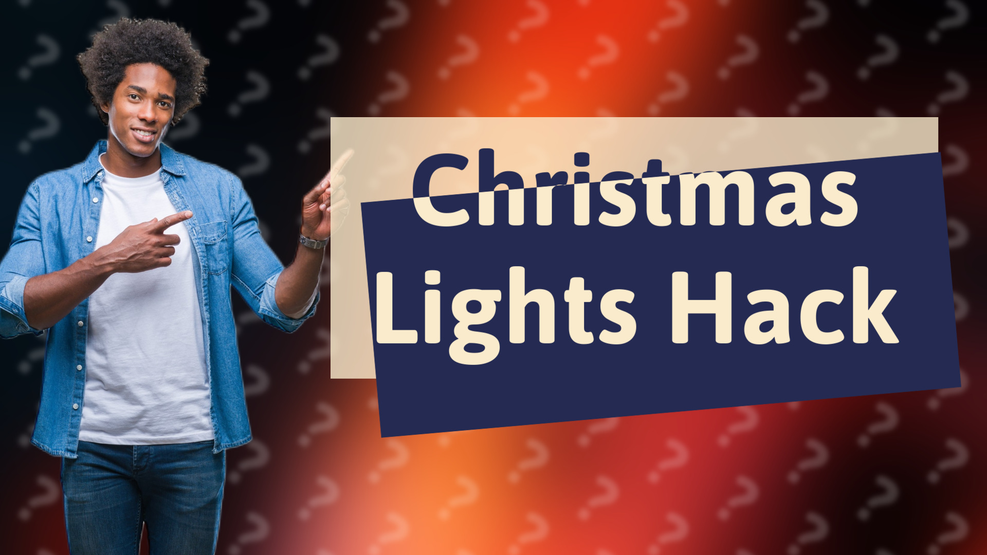 Christmas Lights Hack