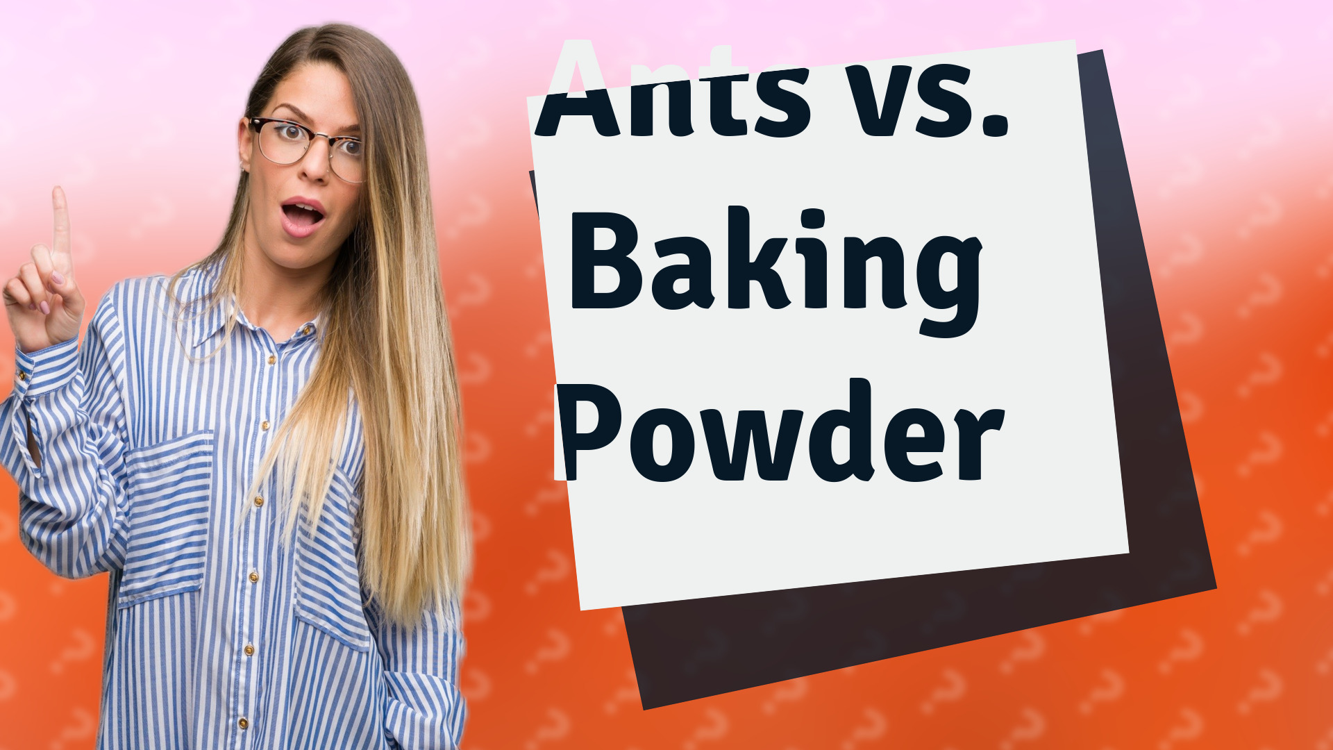 Ants vs. Baking Powder