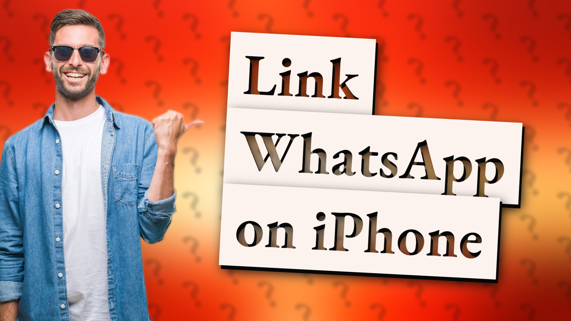 Link WhatsApp on iPhone