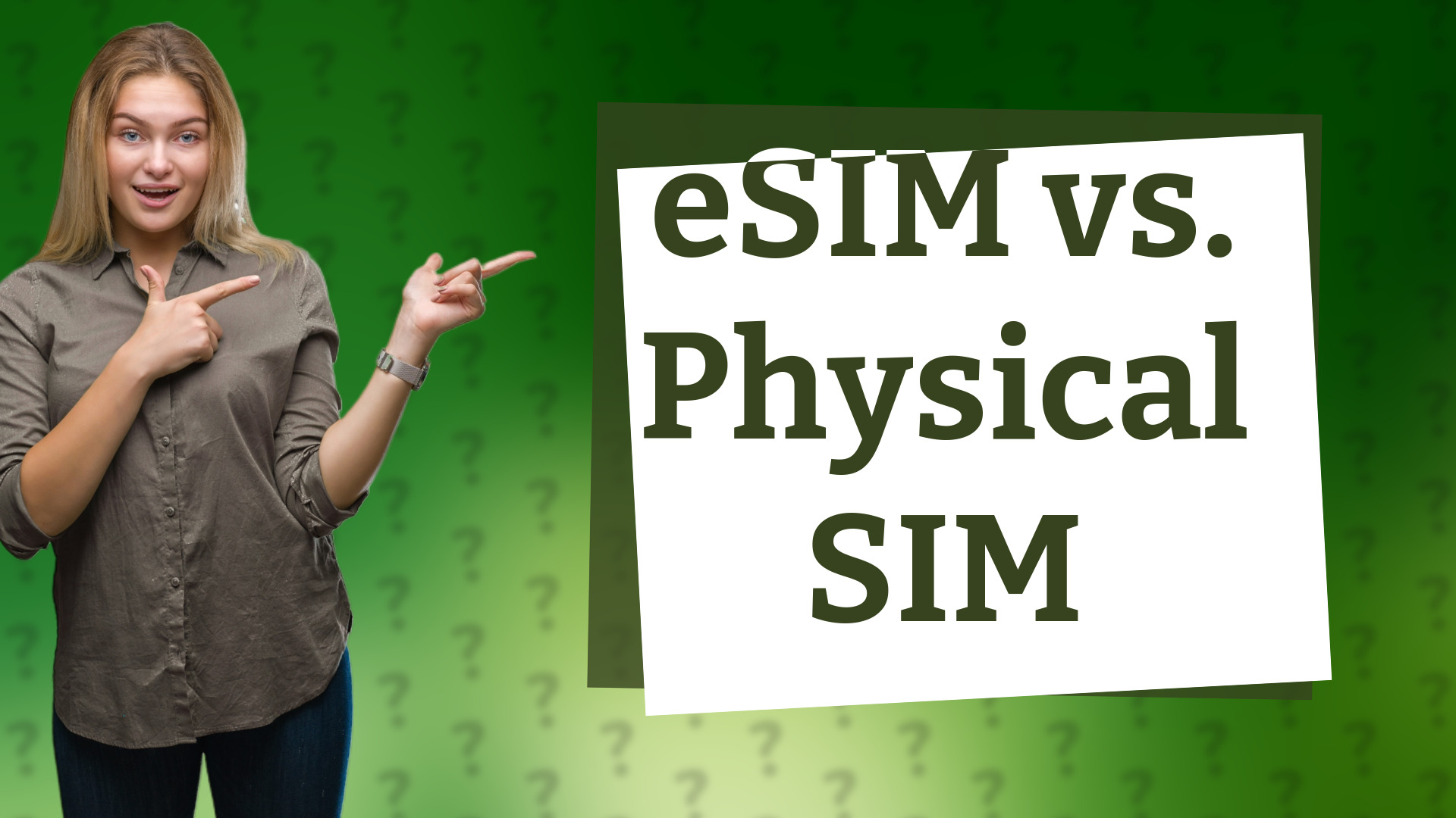 eSIM vs. Physical SIM
