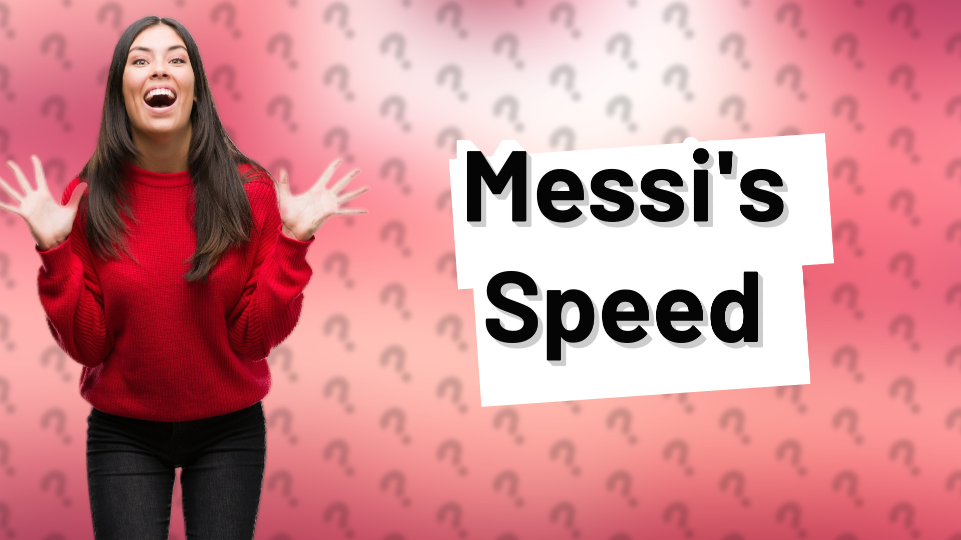 Messi's Speed