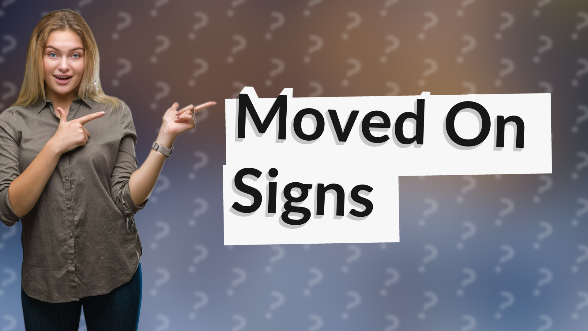 Moved On Signs
