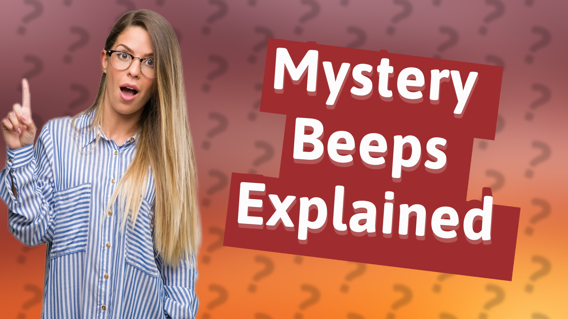 Mystery Beeps Explained