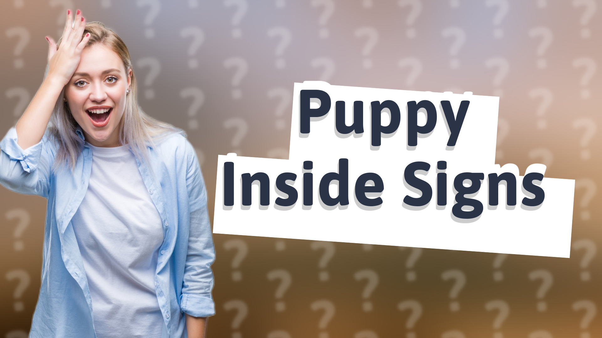 Puppy Inside Signs