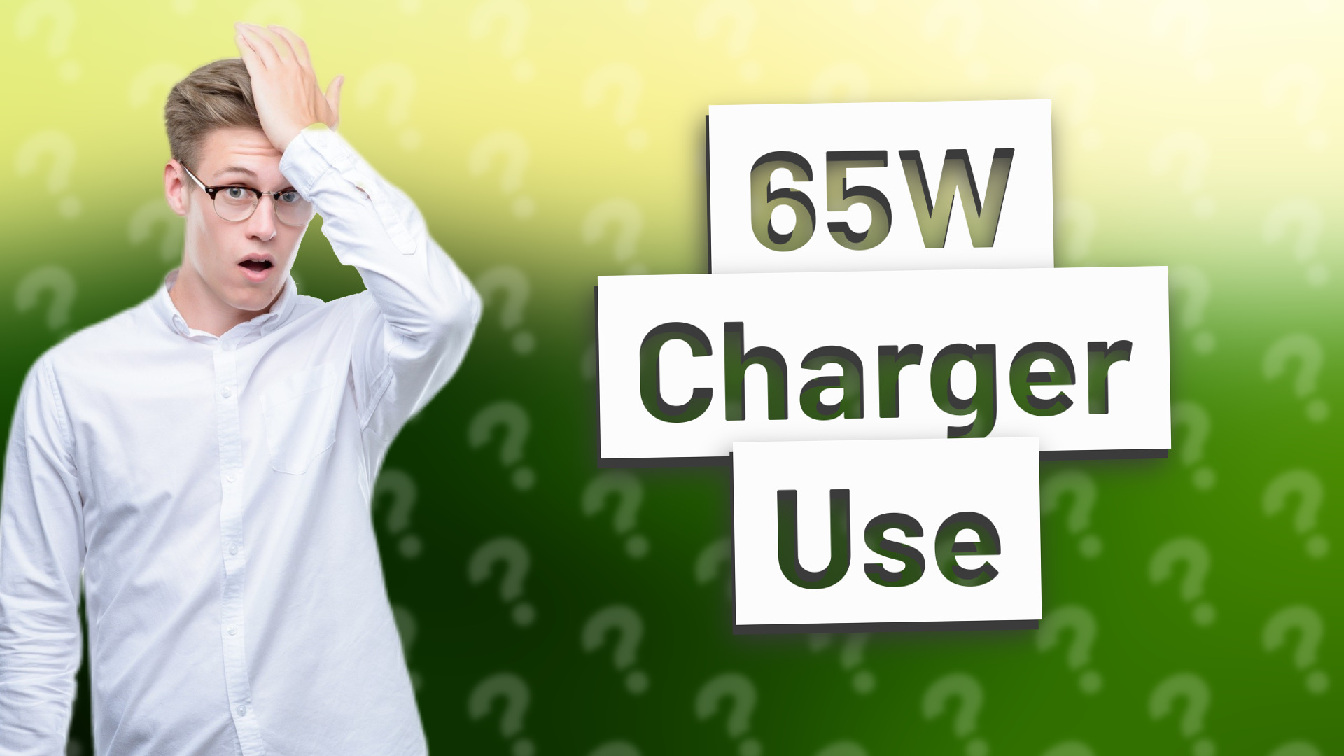 65W Charger Use
