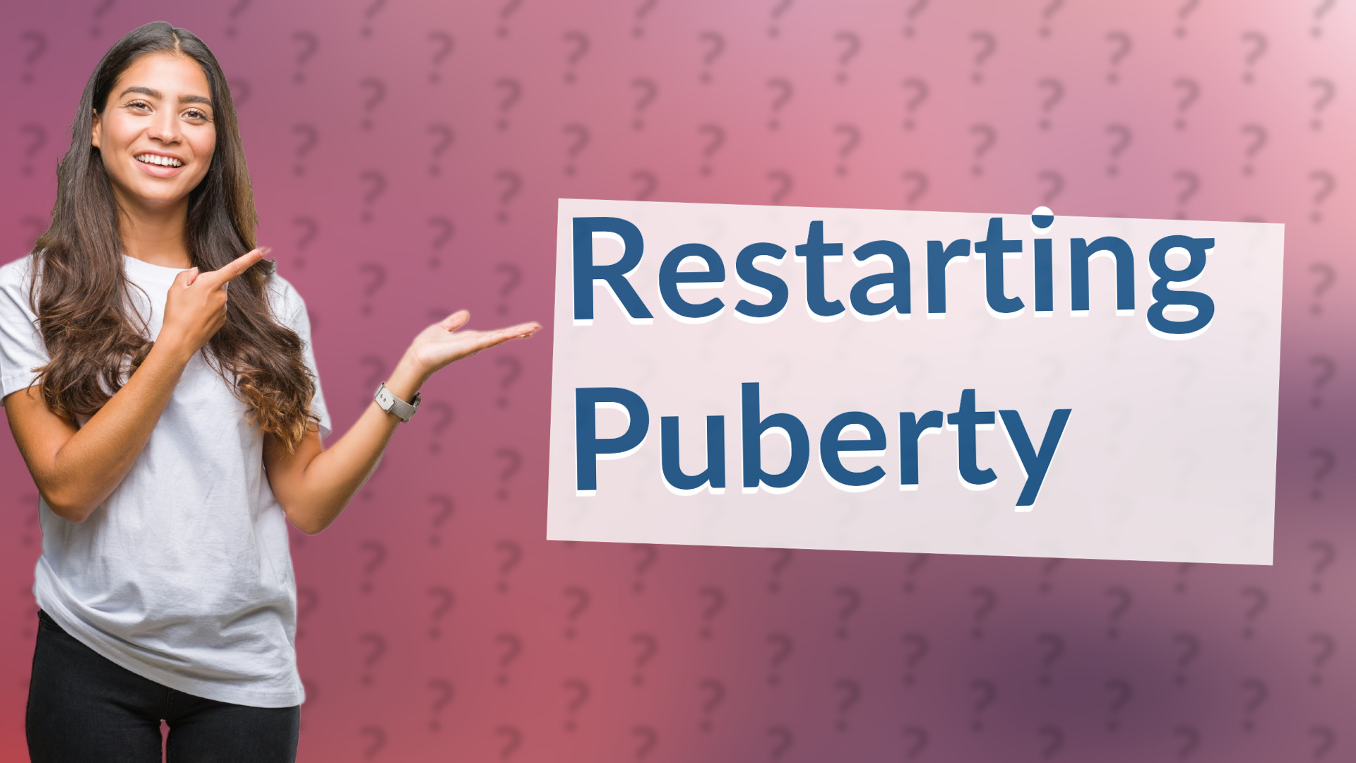 Restarting Puberty