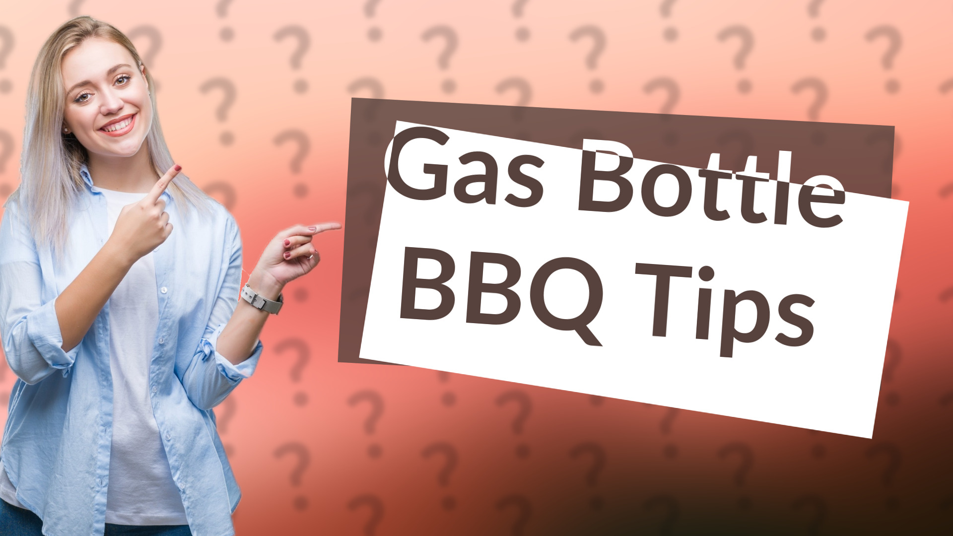 Gas Bottle BBQ Tips