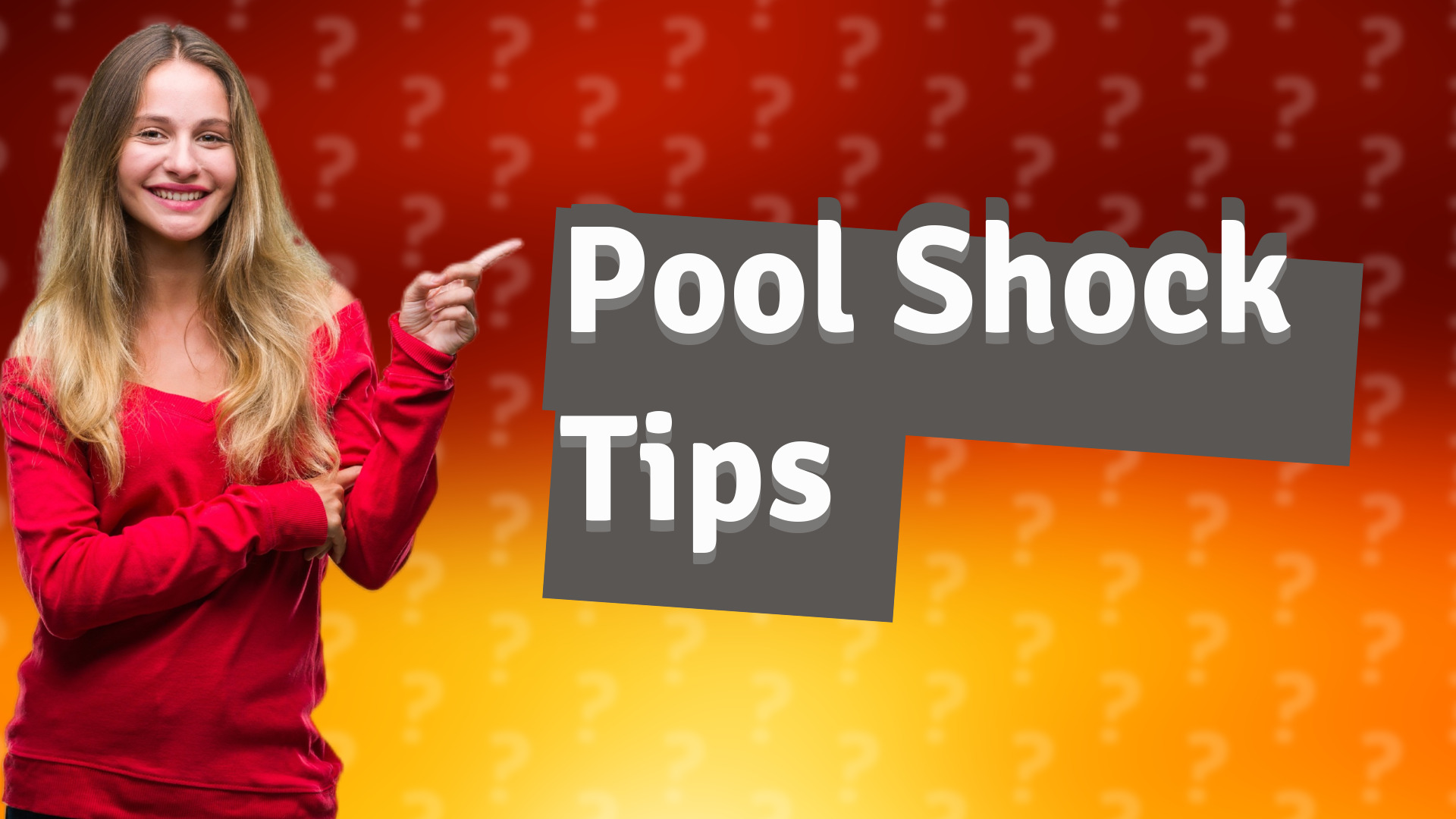 Pool Shock Tips