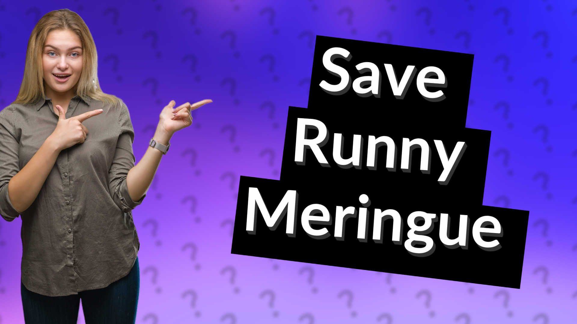 Save Runny Meringue