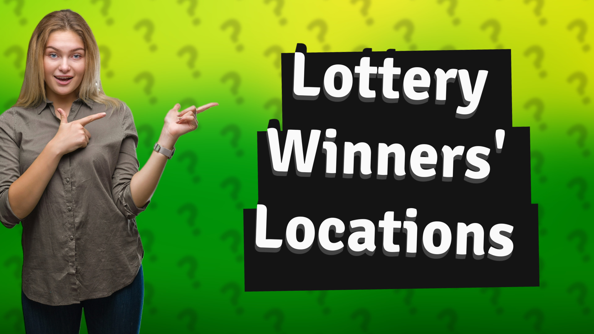 Lottery Winners' Locations