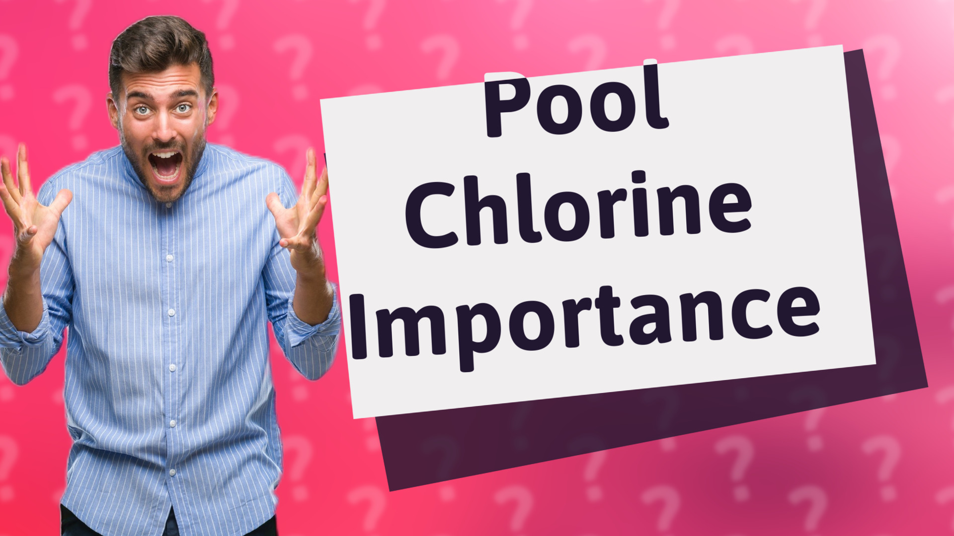 Pool Chlorine Importance