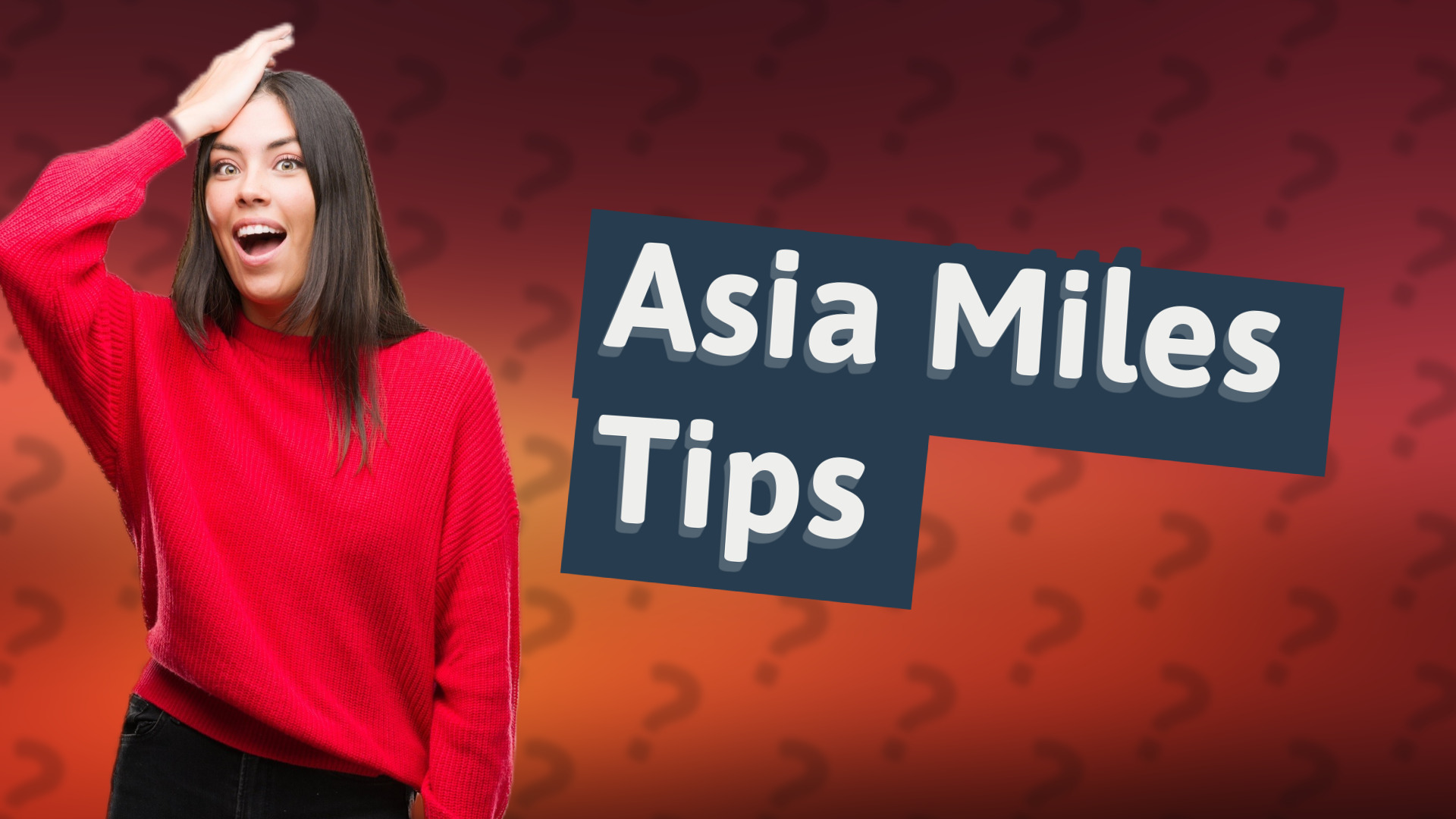 Asia Miles Tips