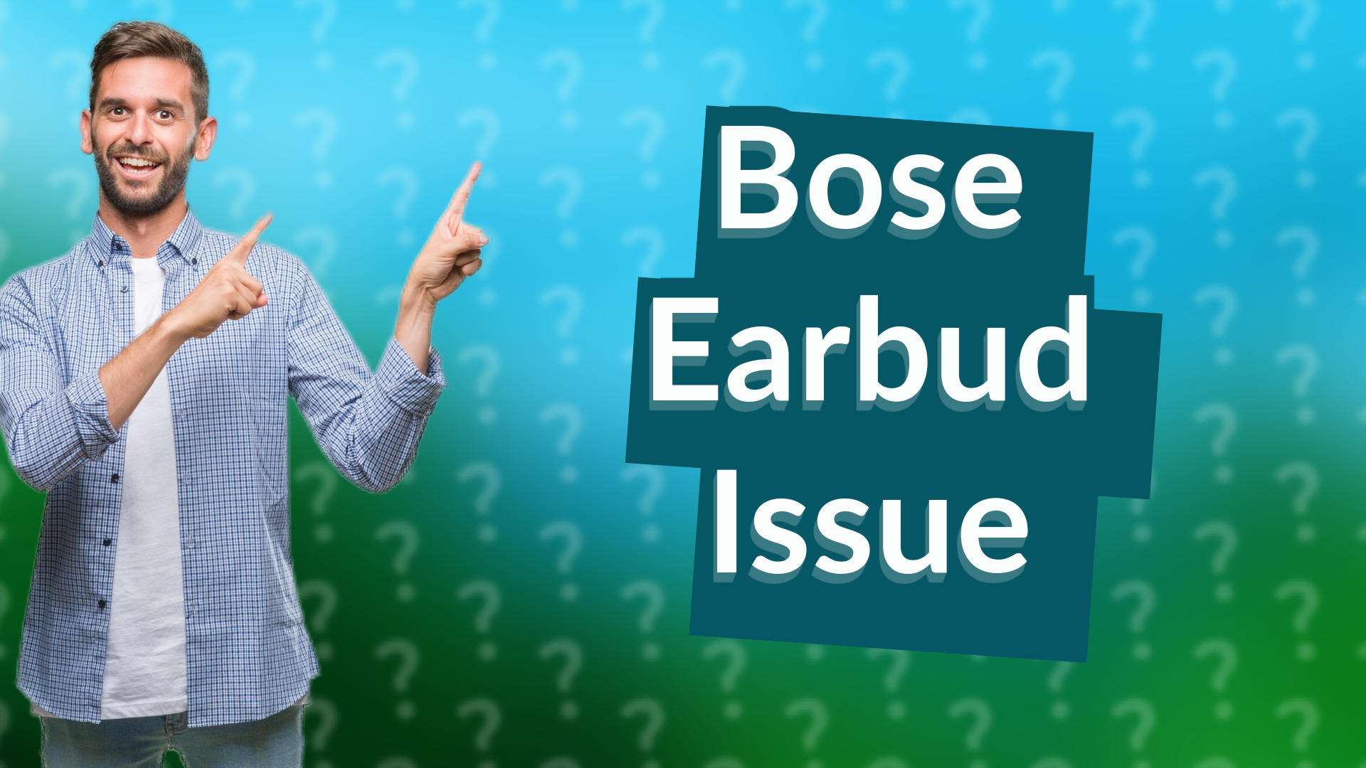 Bose Earbud Issue