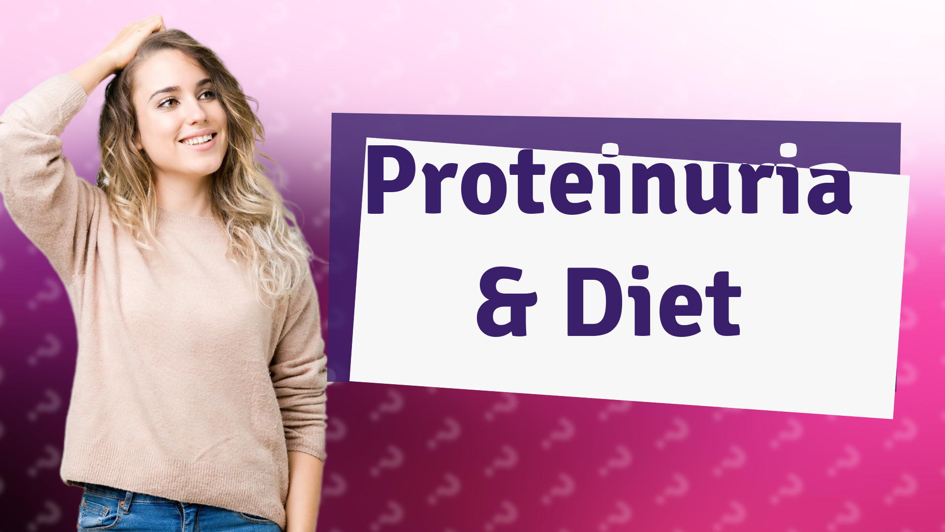 Proteinuria & Diet
