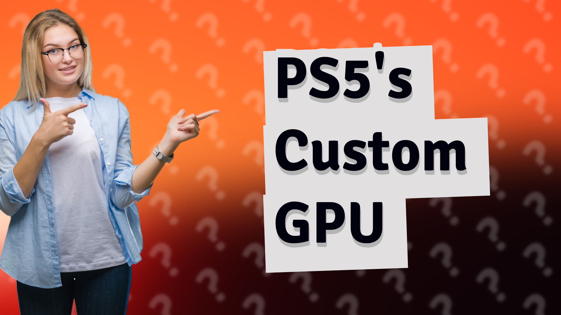 PS5's Custom GPU