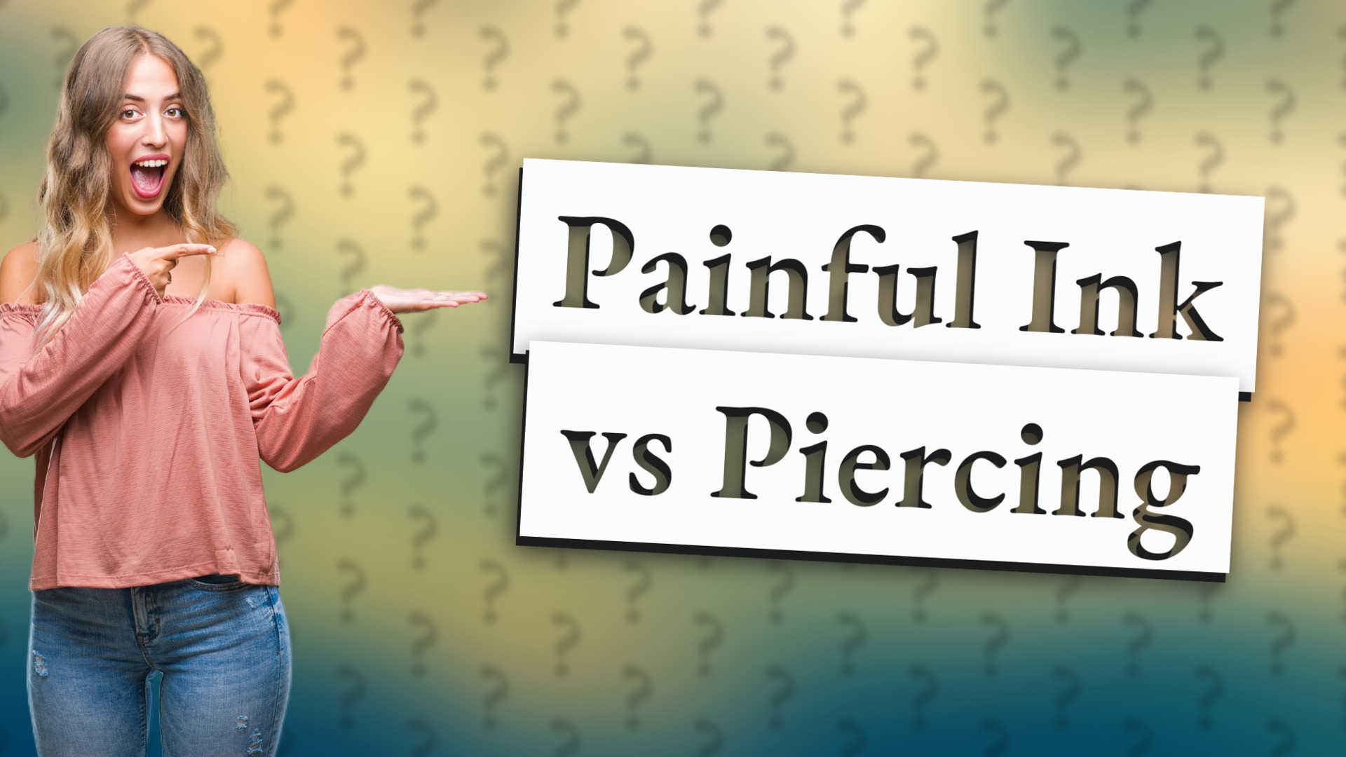 Painful Ink vs Piercing