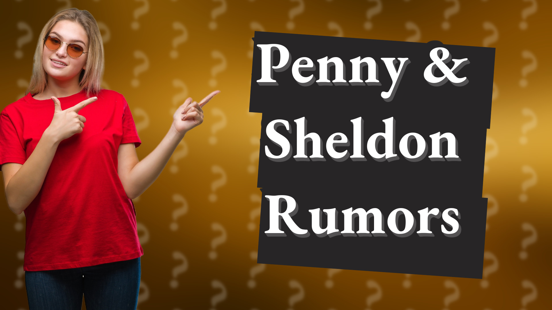 Penny & Sheldon Rumors